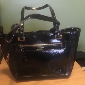 Nine West black tote bag